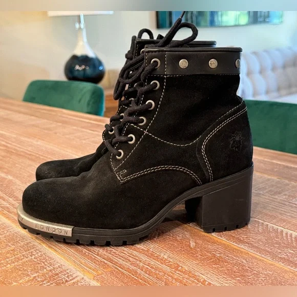 Fly London Leather Boots - Picture 6 of 16